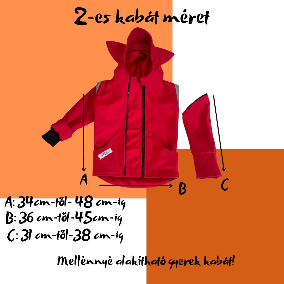 Möbius Gyerek softshell kabát / levehető ujjal-mellénnyé alakítható - unikornis - Image 9
