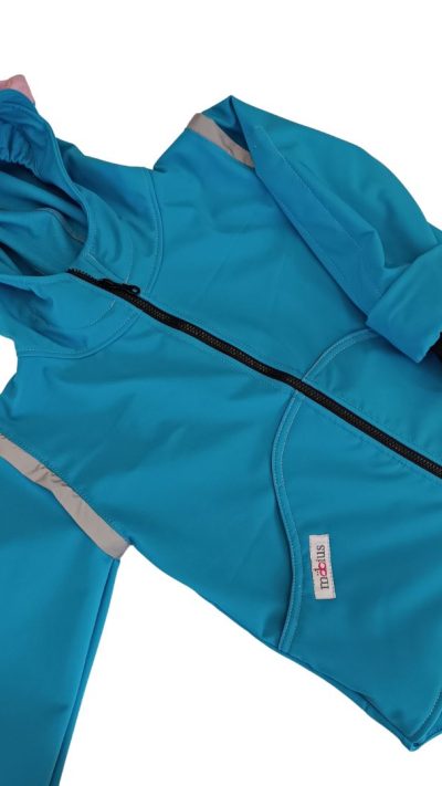 Möbius Gyerek softshell kabát / levehető ujjal-mellénnyé alakítható - unikornis