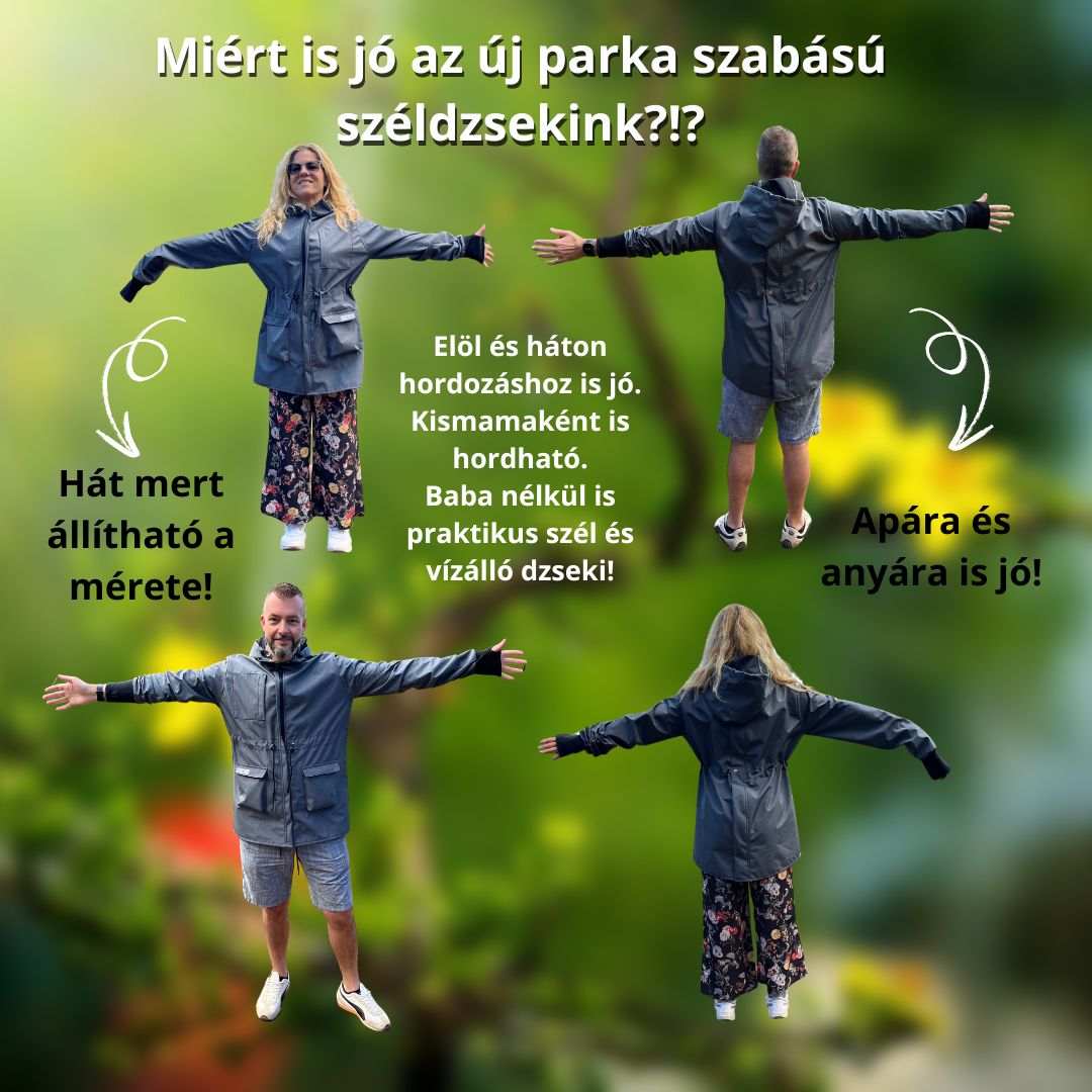 Möbius Széldzseki+ hordozós betéttel -több színben EZ A TERMÉK AZ ÚJ HONLAPON KAPHATÓ - Image 4
